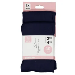 Zeeman Panty's^Panty - Blauw