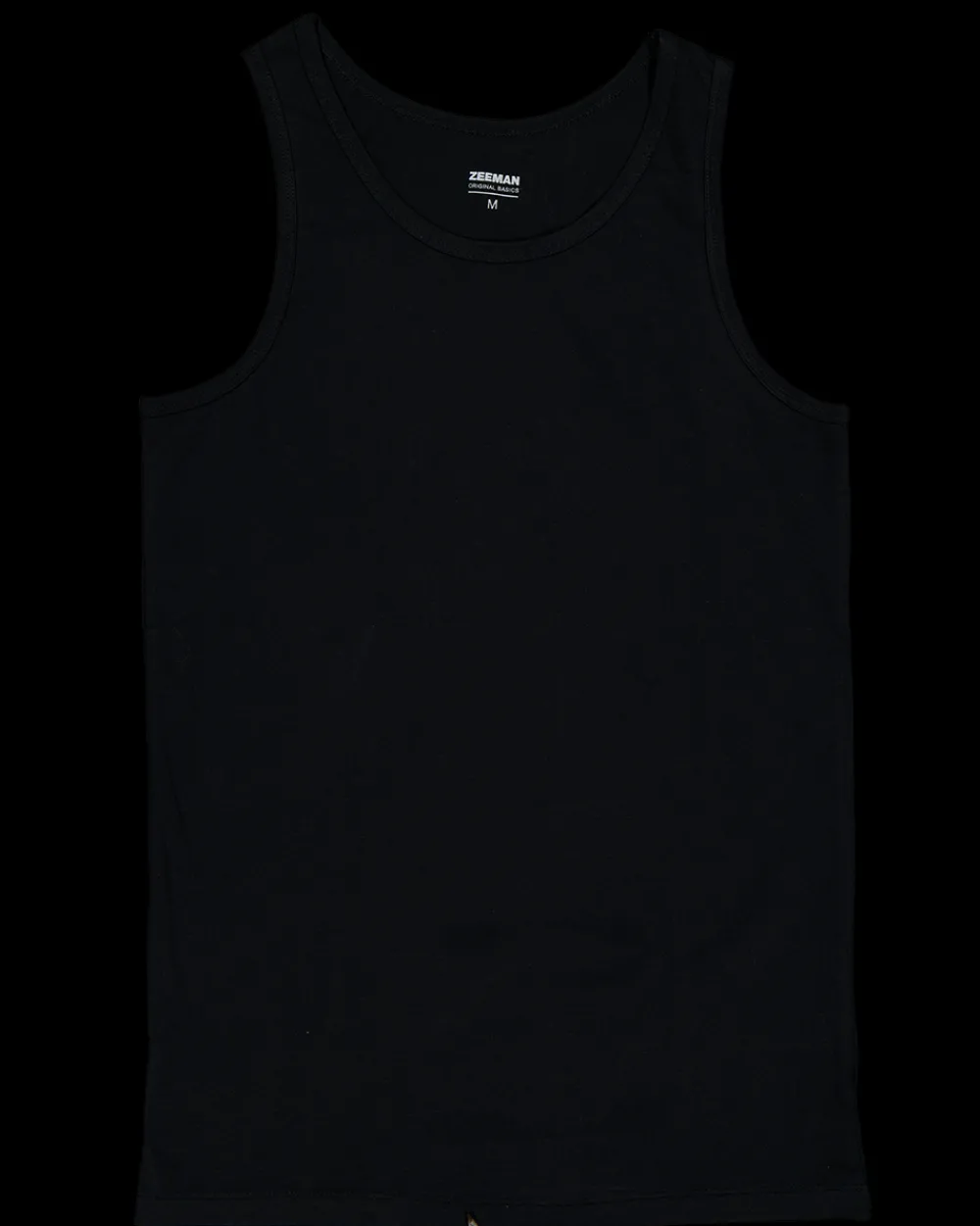 Zeeman Hemden|T-shirts & Polo's^Singlet - Zwart